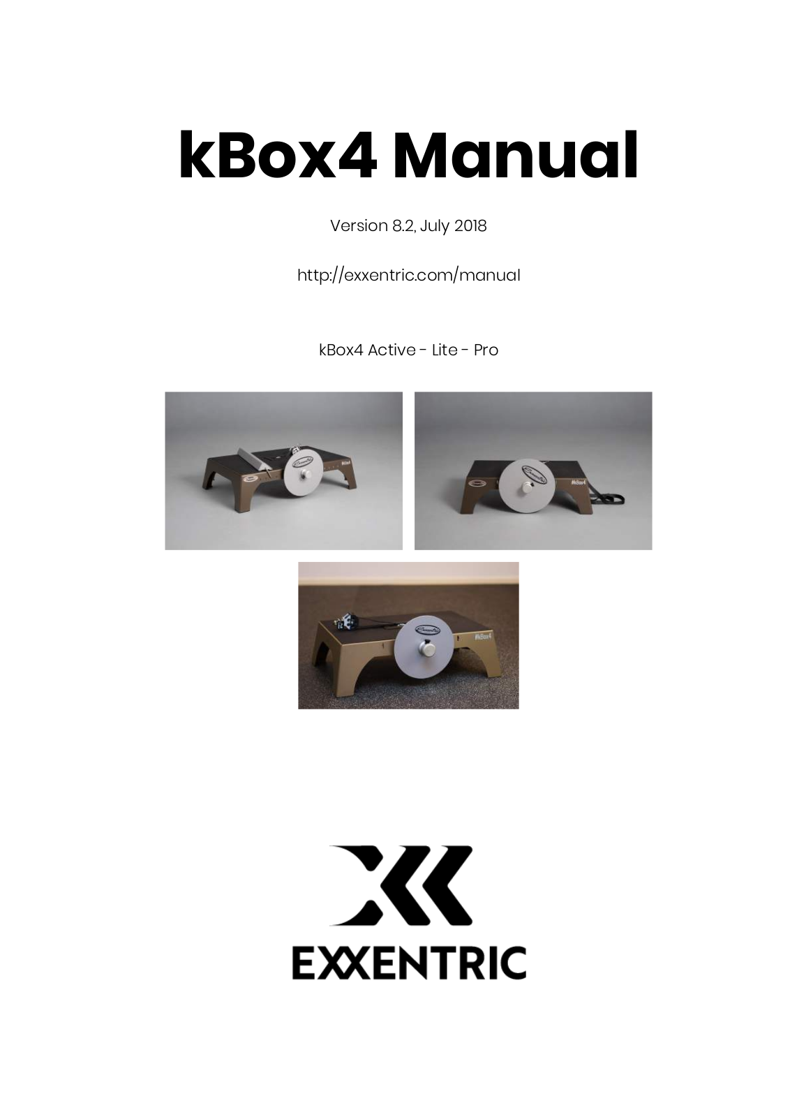 Exxentric kBox4 Pro, kBox4 Lite, kBox4 Active, kBox4 Series User Manual - ManualMachine.com