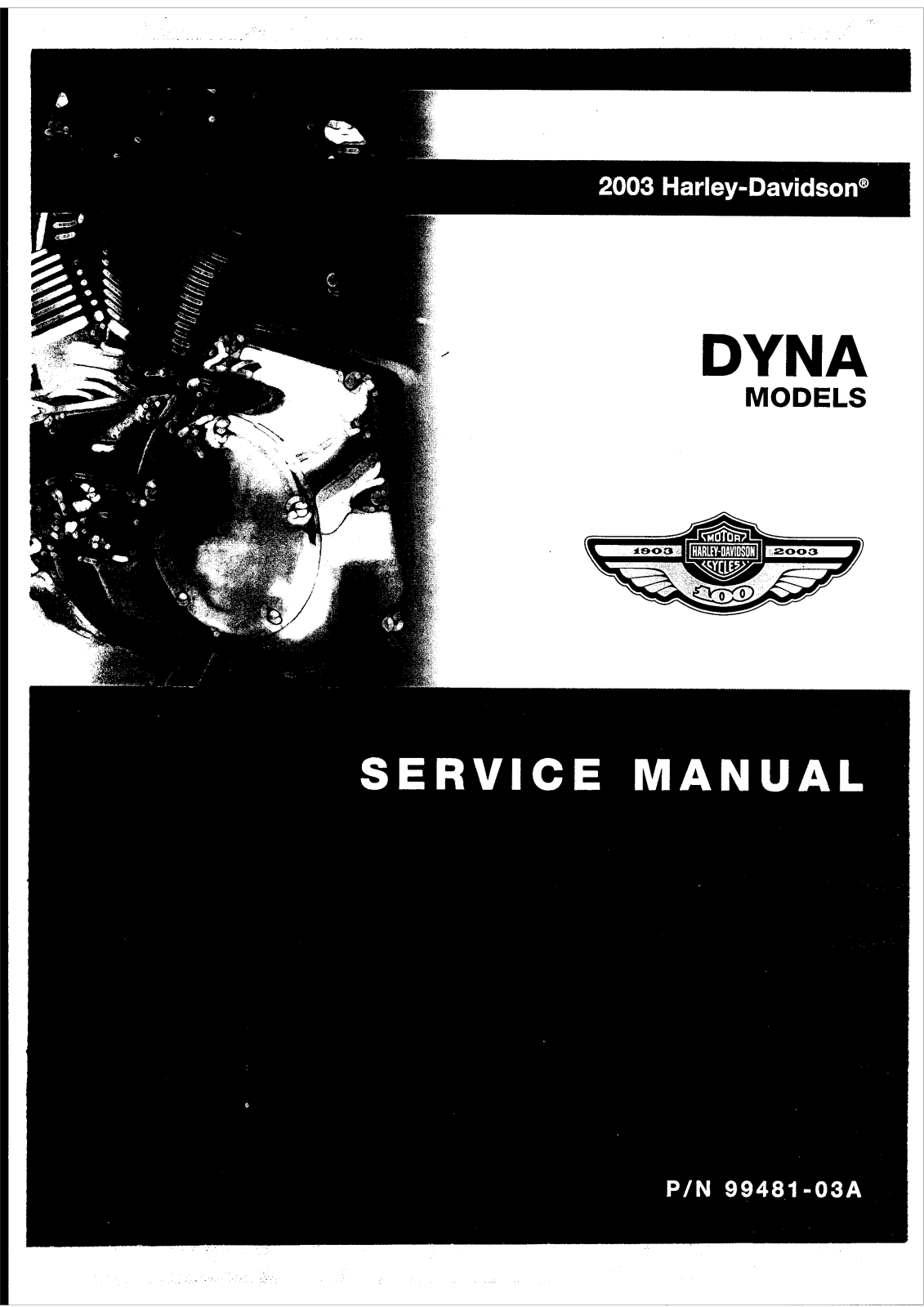 Harley Davidson Dyna Glide 2003 Owner's manual