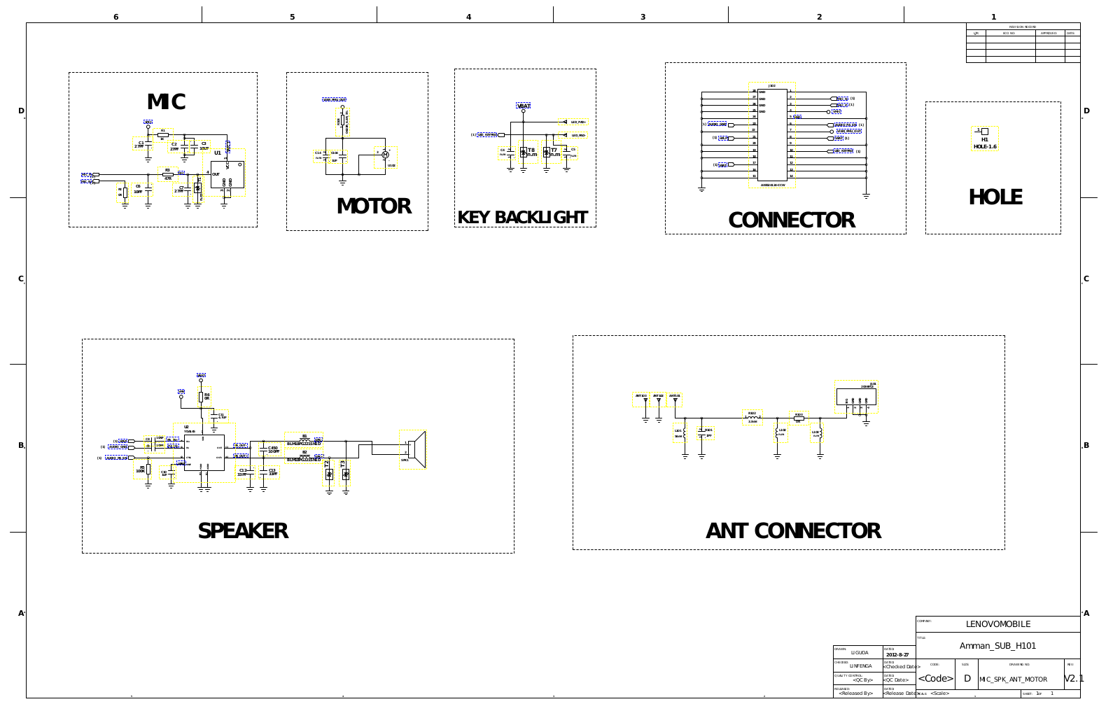 Lenovo sub-H301-1130 Schematics