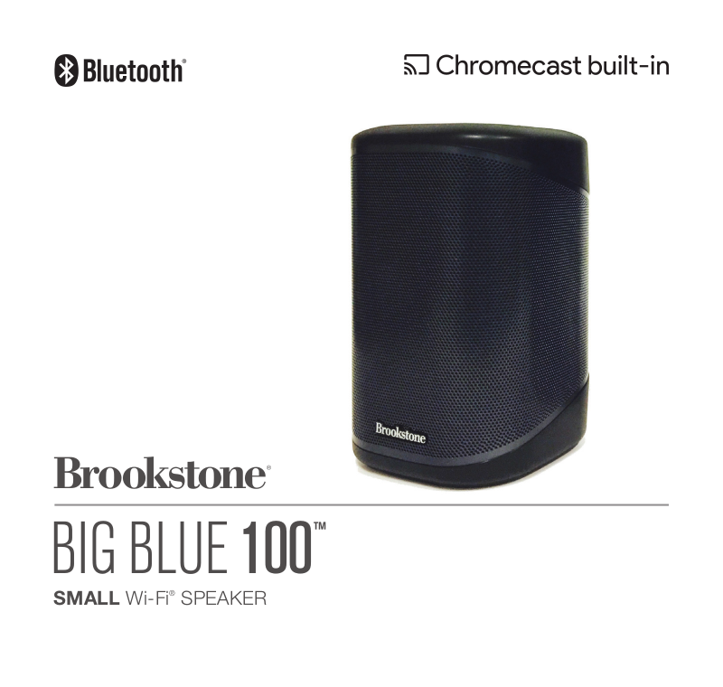 Brookstone BIG Blue 100 User Manual