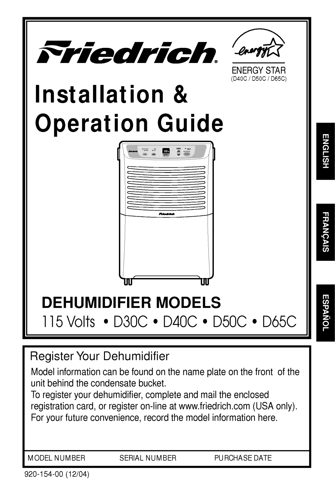 LG D65C, D50C, D30C Manual