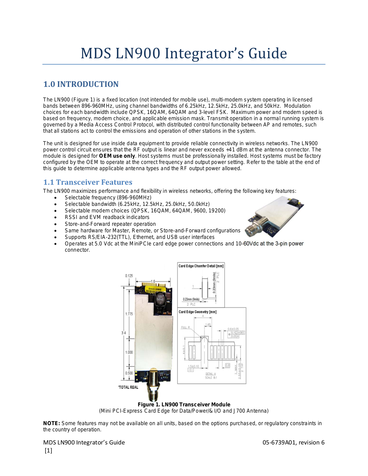 GE MDS DS-LN900-1 Users Manual