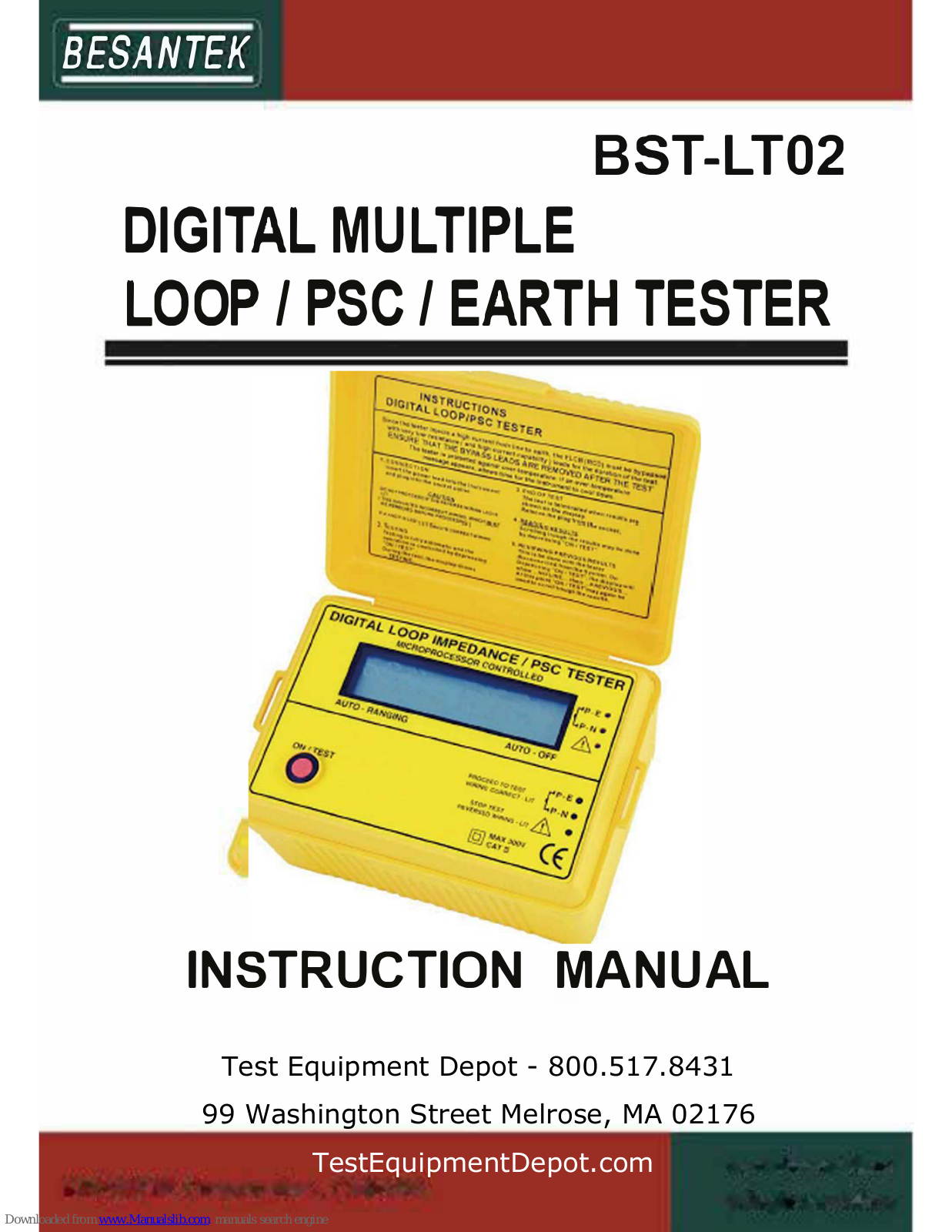 Besantek BST-LT02 Instruction Manual