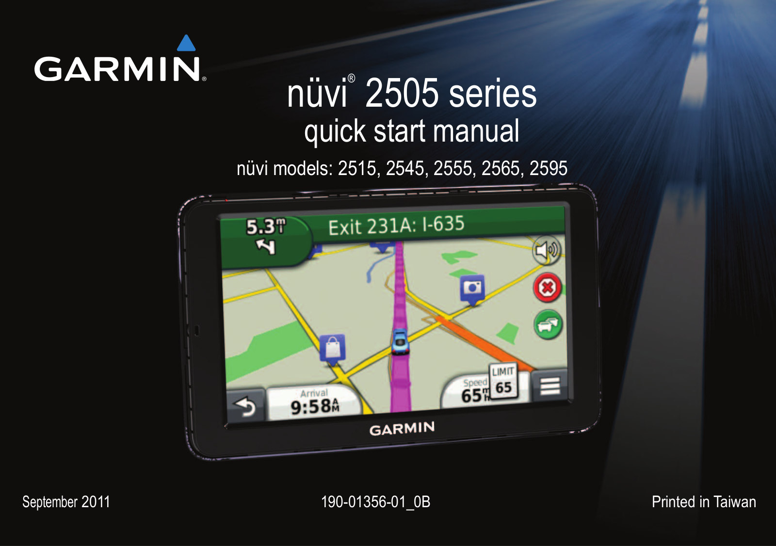 Garmin 2595, 2565, 2555, 2515, 2545 User Manual