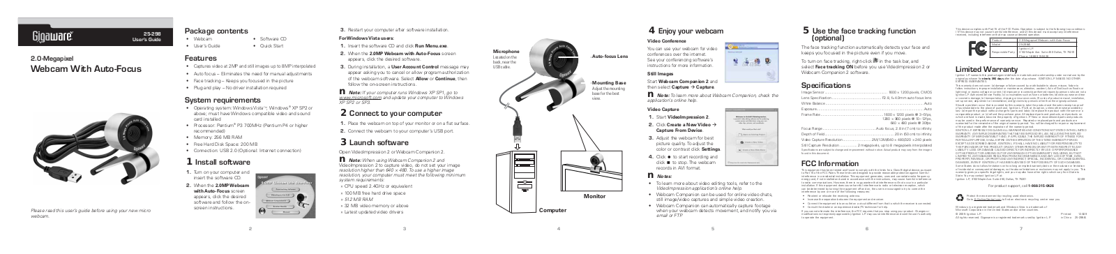 Radio Shack 25-298 User Manual