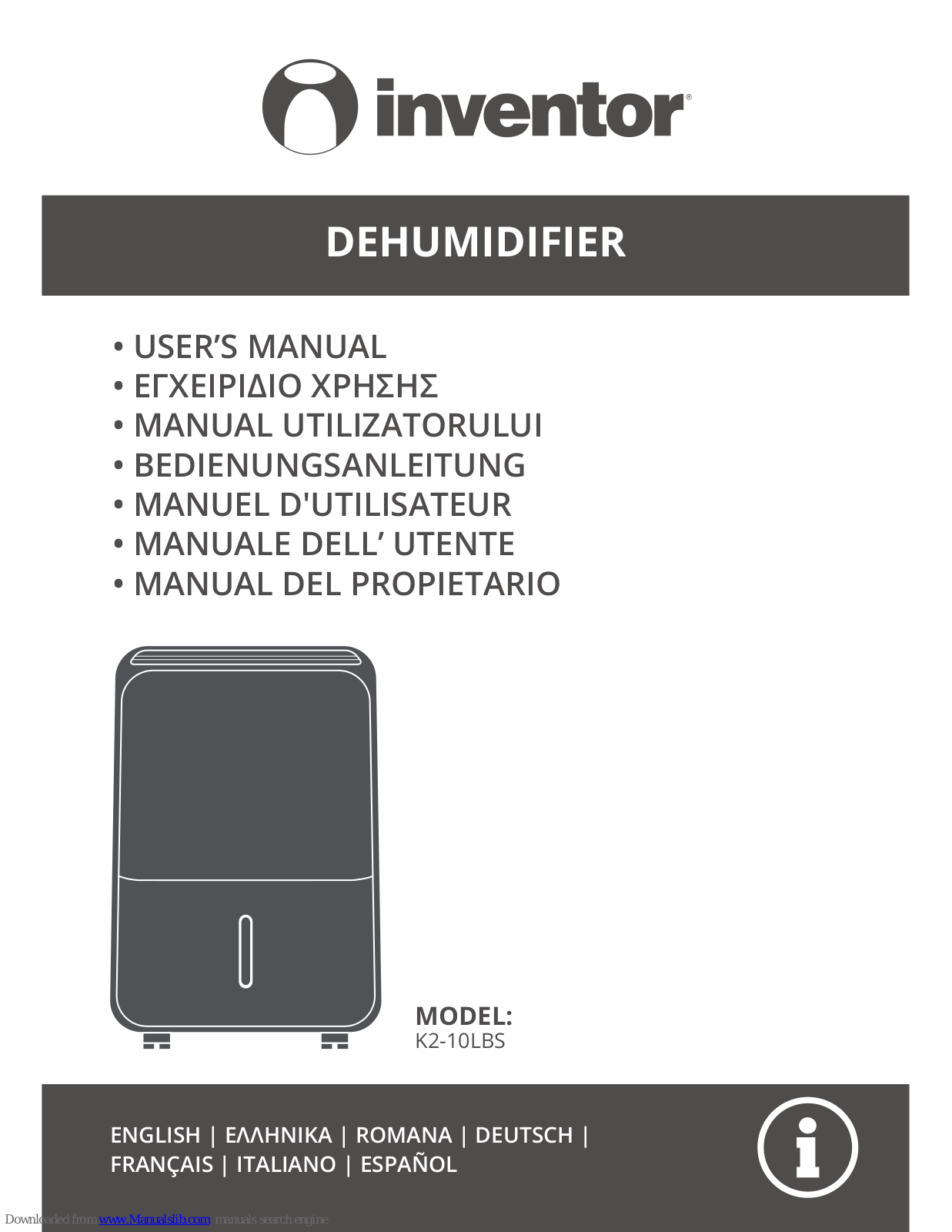 INVENTOR K2-10LBS User Manual