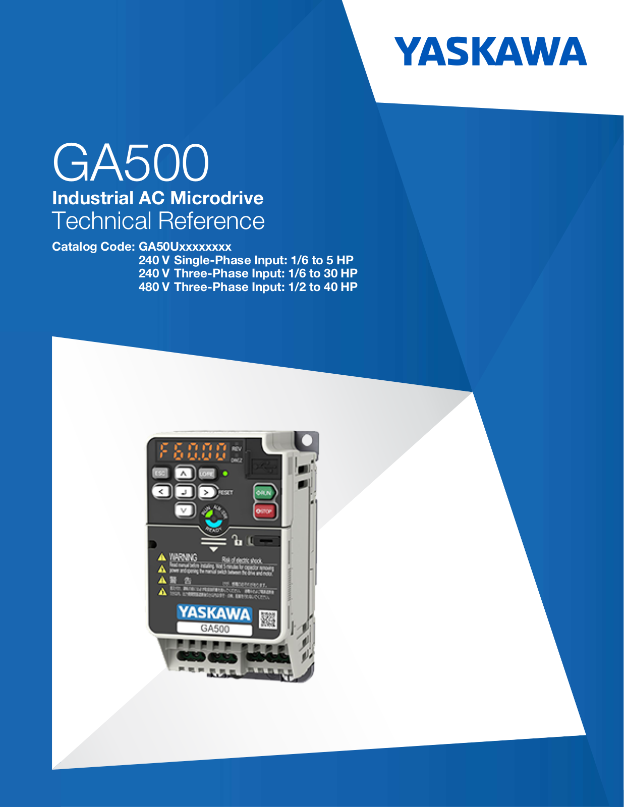 Yaskawa GA500 Technical Manual