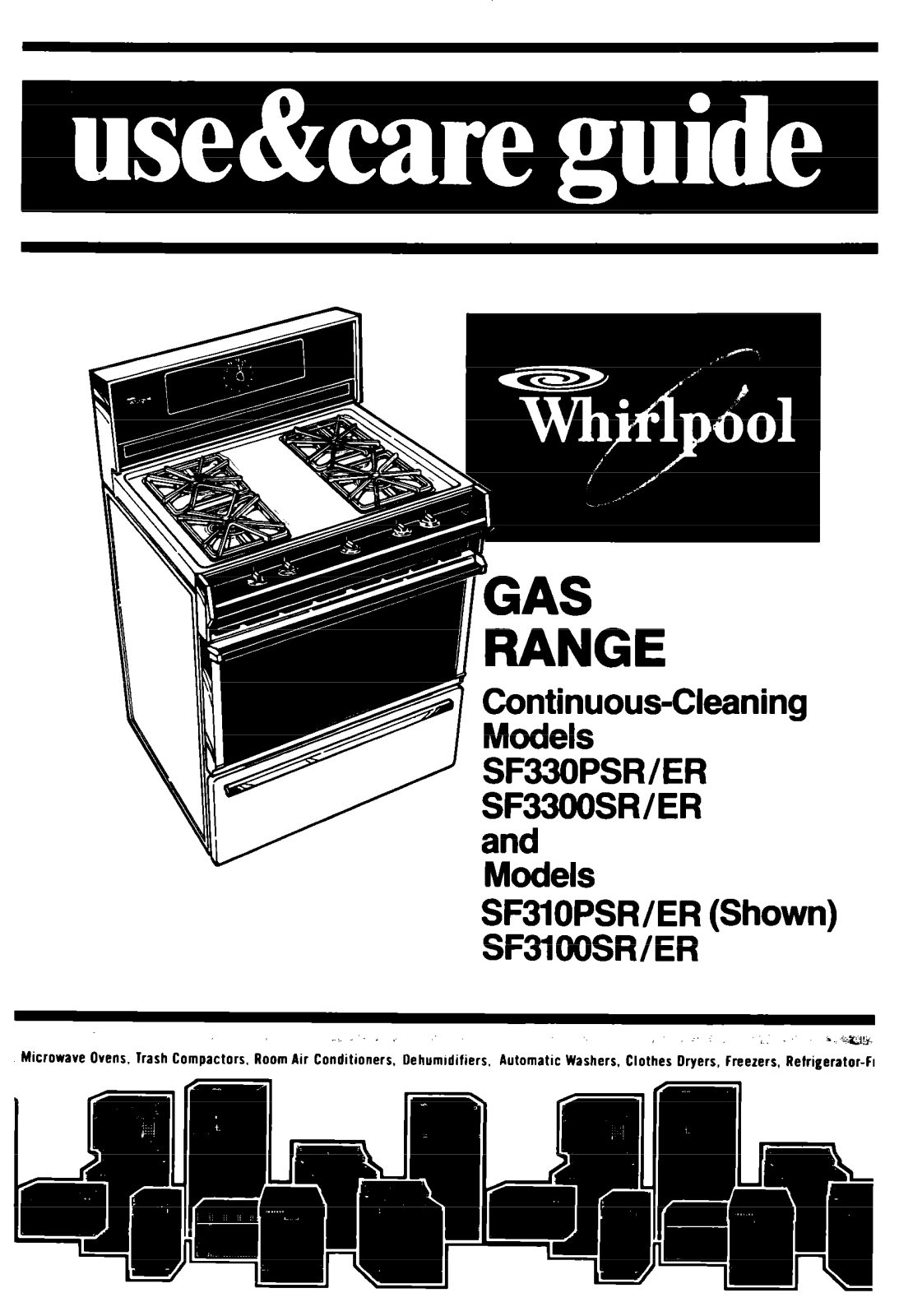 Whirlpool SF3100ER, SF3100SR, SF310PER, SF330PER, SF3300SR User Manual - ManualMachine.com