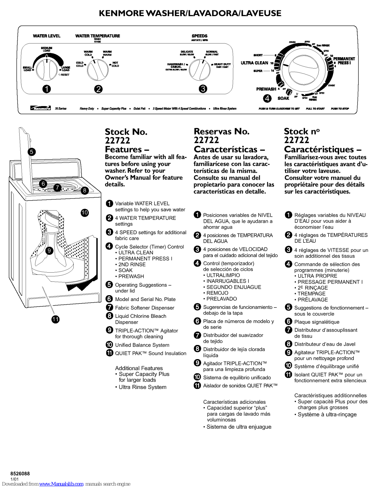 Kenmore 22722 User Manual - ManualMachine.com
