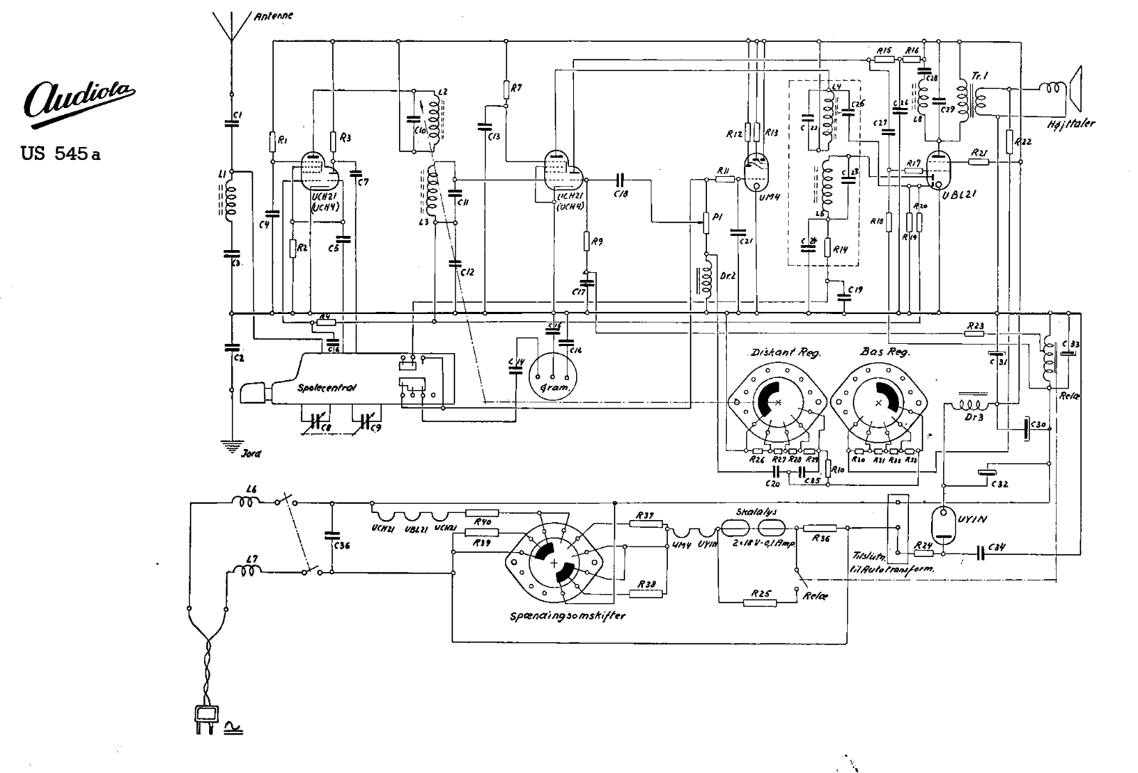 Audiola US545a Schematic - ManualMachine.com