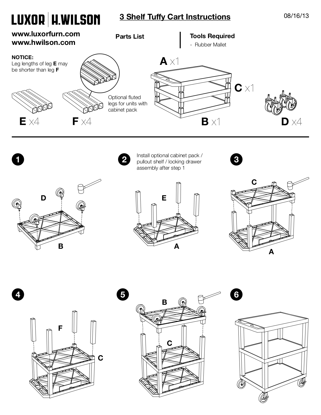 Luxor|H.Wilson WT34E User Manual