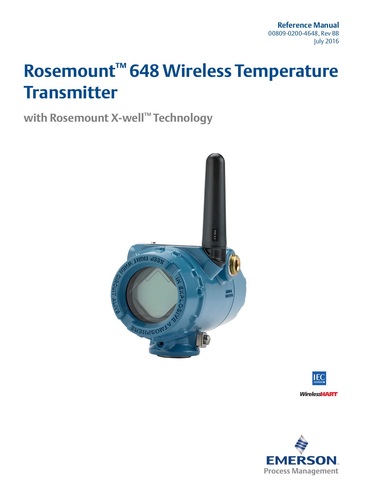 Rosemount 648 Operating Manual