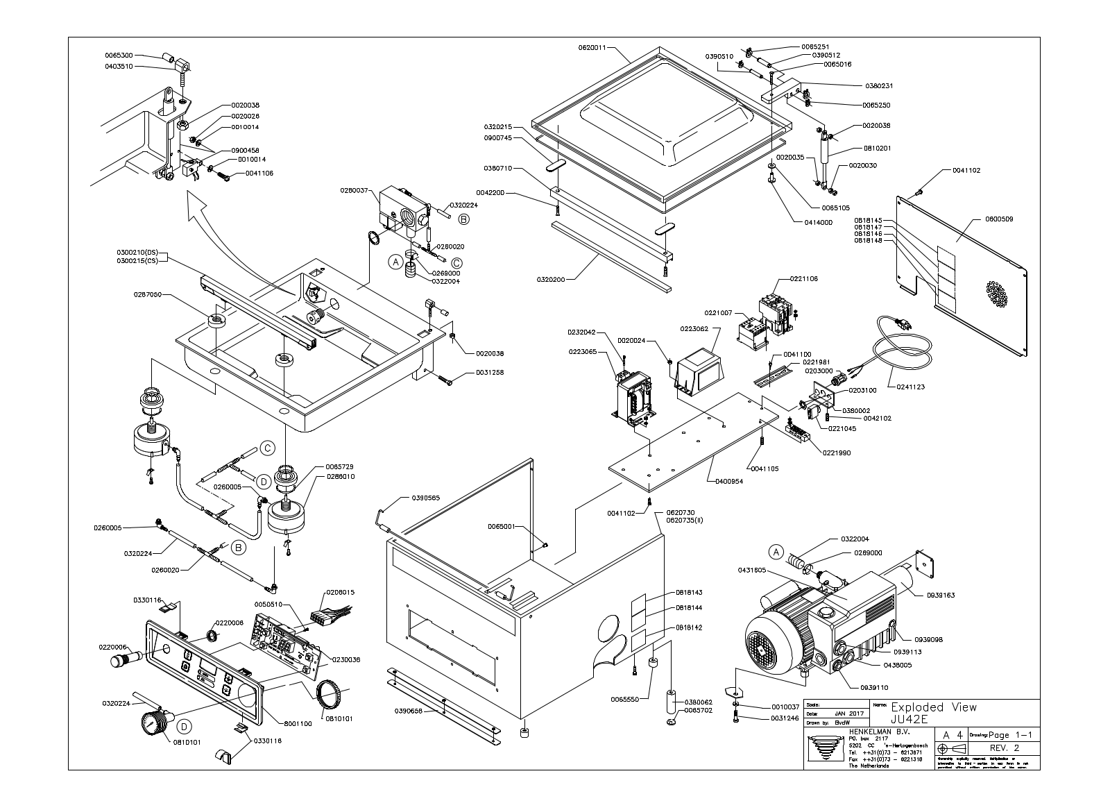 Henkelman Jumbo 42 Parts Diagram