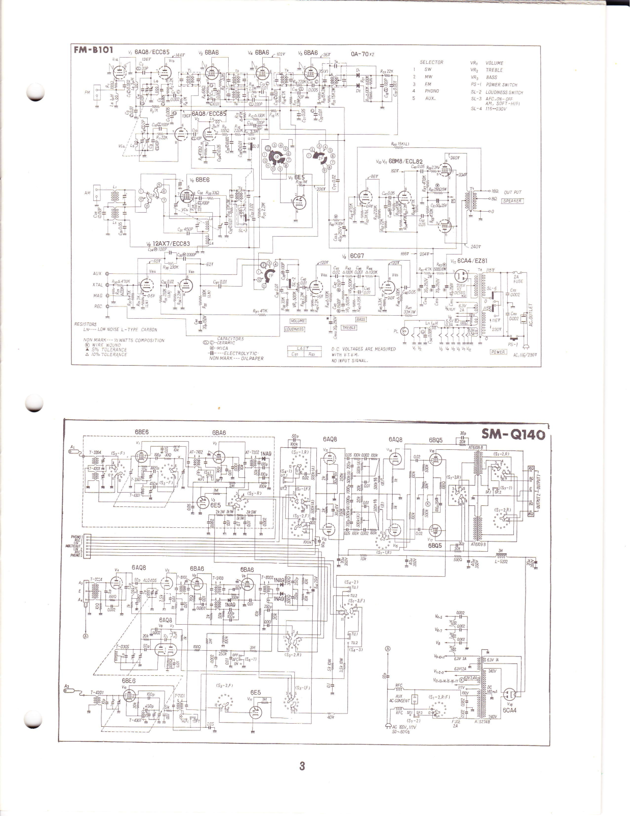 Pioneer FMB-101 Schematic