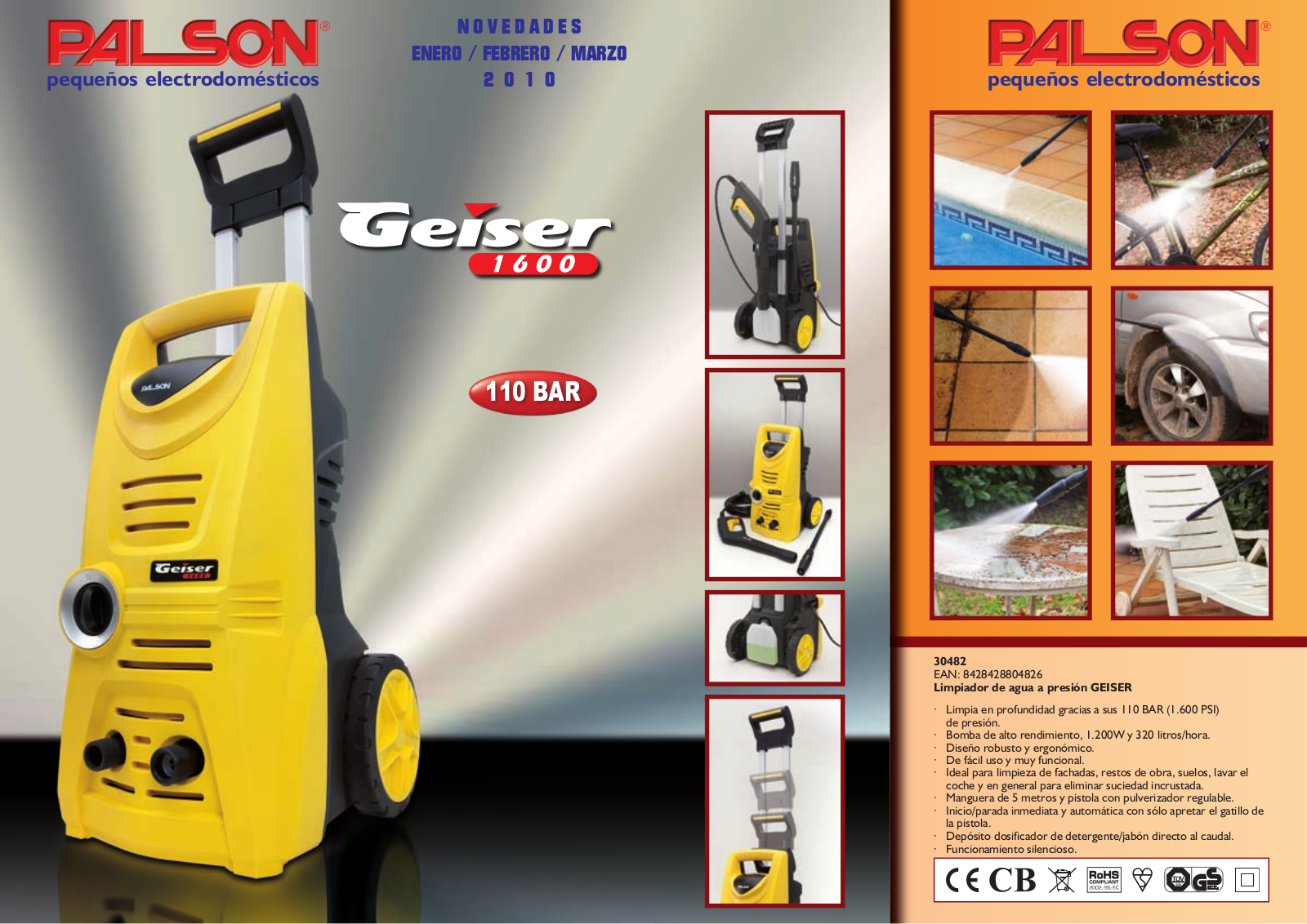 Palson GEISER 1600 BROCHURE