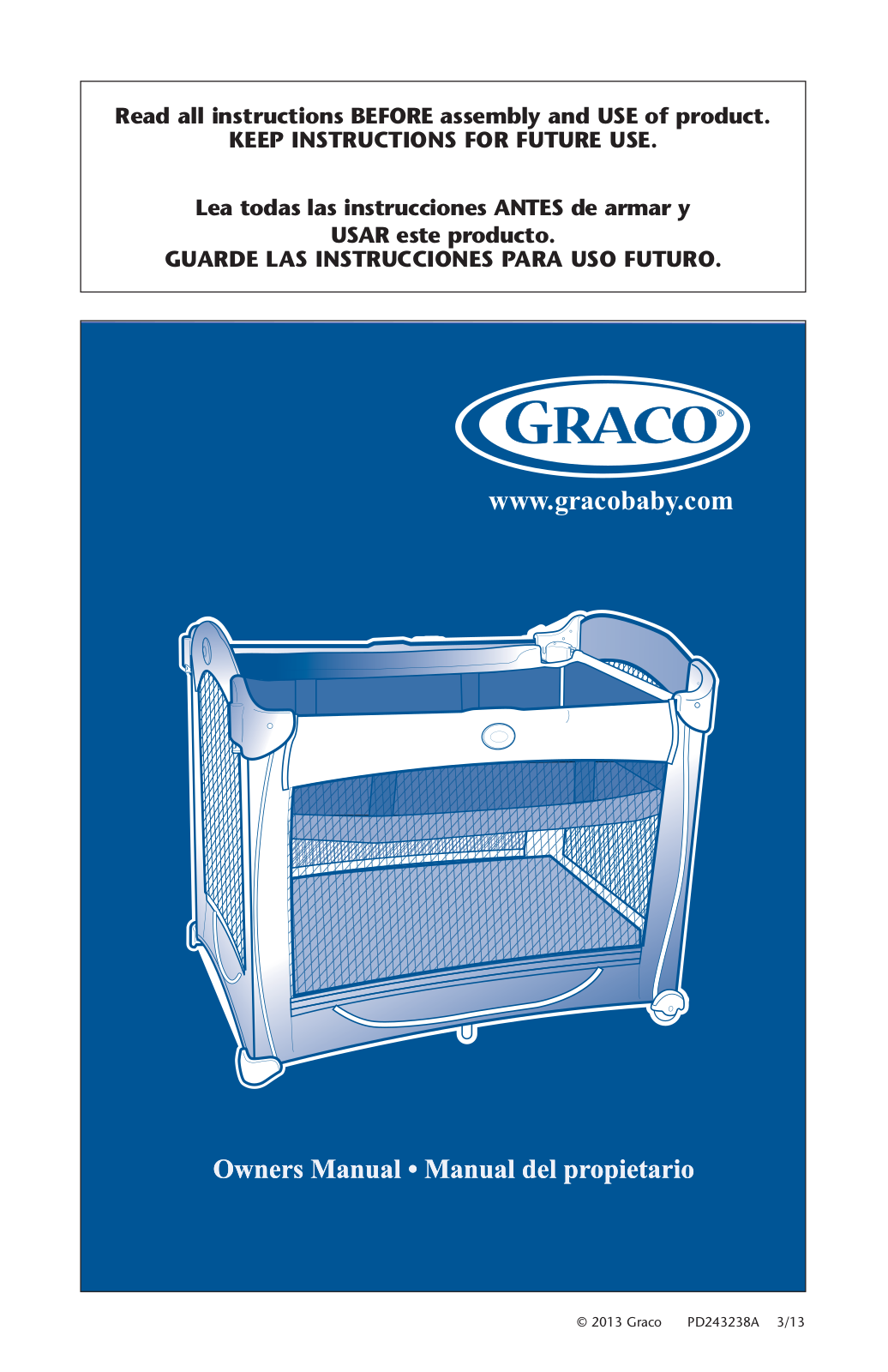 Graco PD243238A User Manual