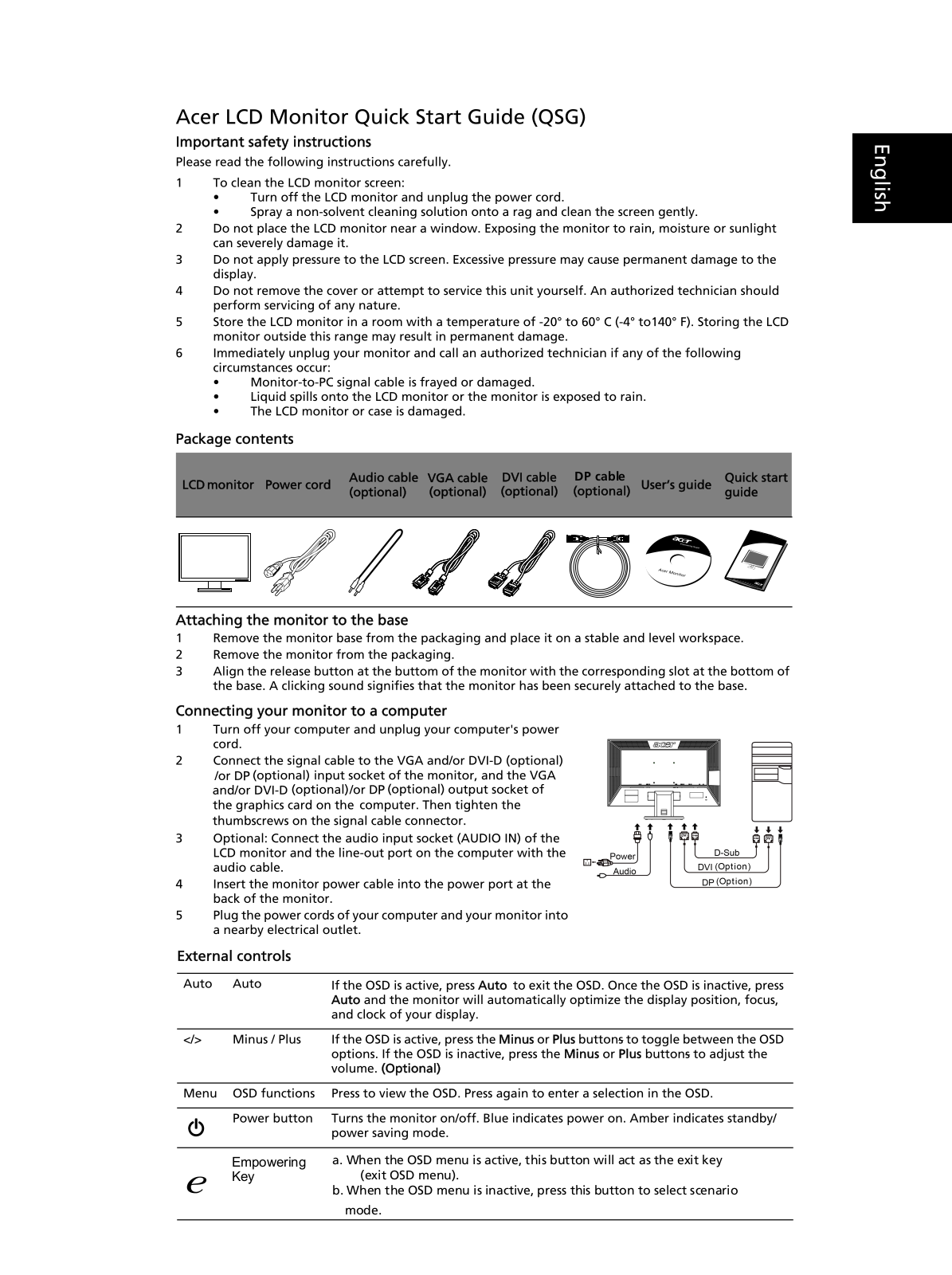 Acer V243PH User Manual
