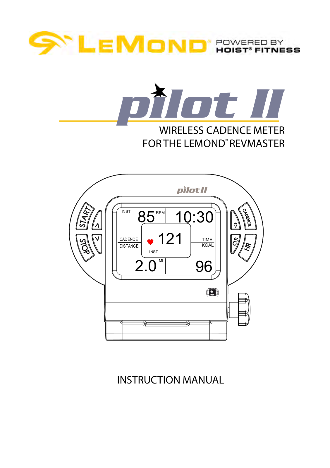 LeMond RevMaster Pilot User Manual