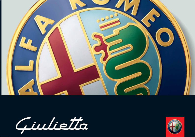 Alfa Romeo Giulietta 2010 User Manual