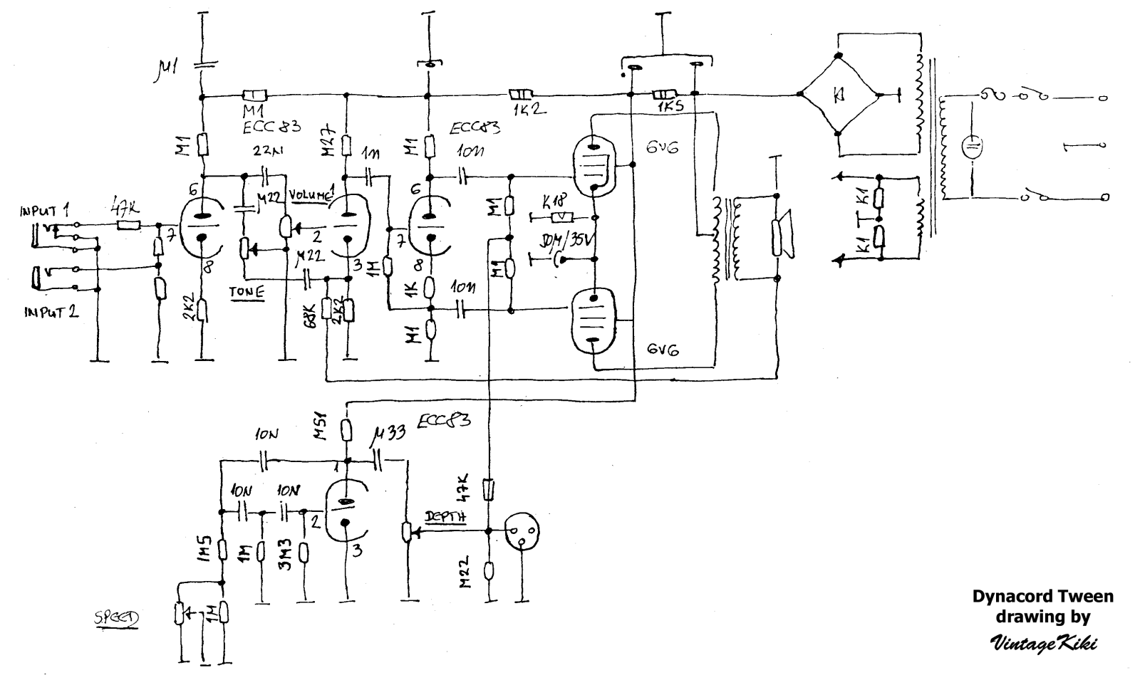 Dynacord Tween Schematic