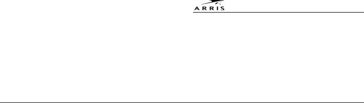 ARRIS VMS4100 User Manual