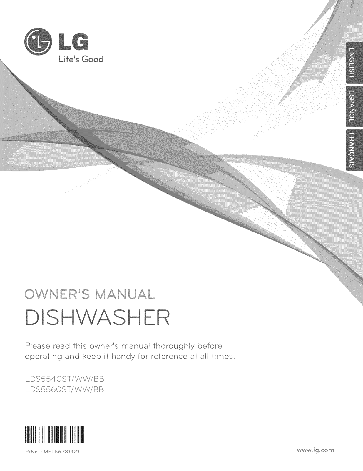 LG LDS5560ST, LDS5540WW, LDS5540ST, LDS5540BB Owner’s Manual