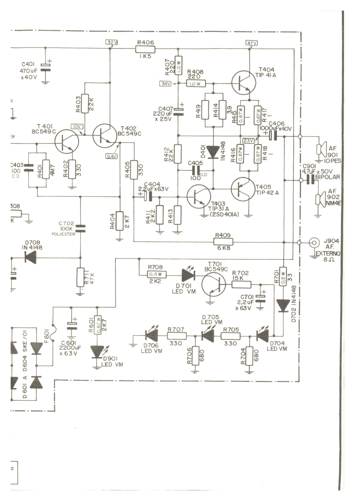 FRAHM CA-60, CA-90 Schematic