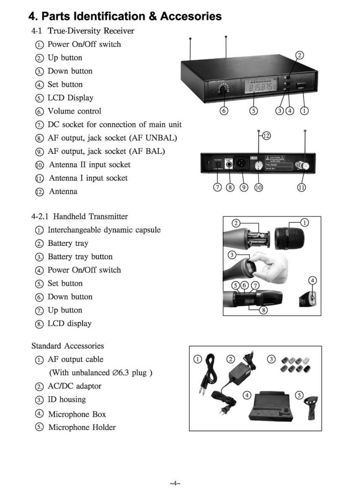 JTS Professional Co PT-950B User Manual