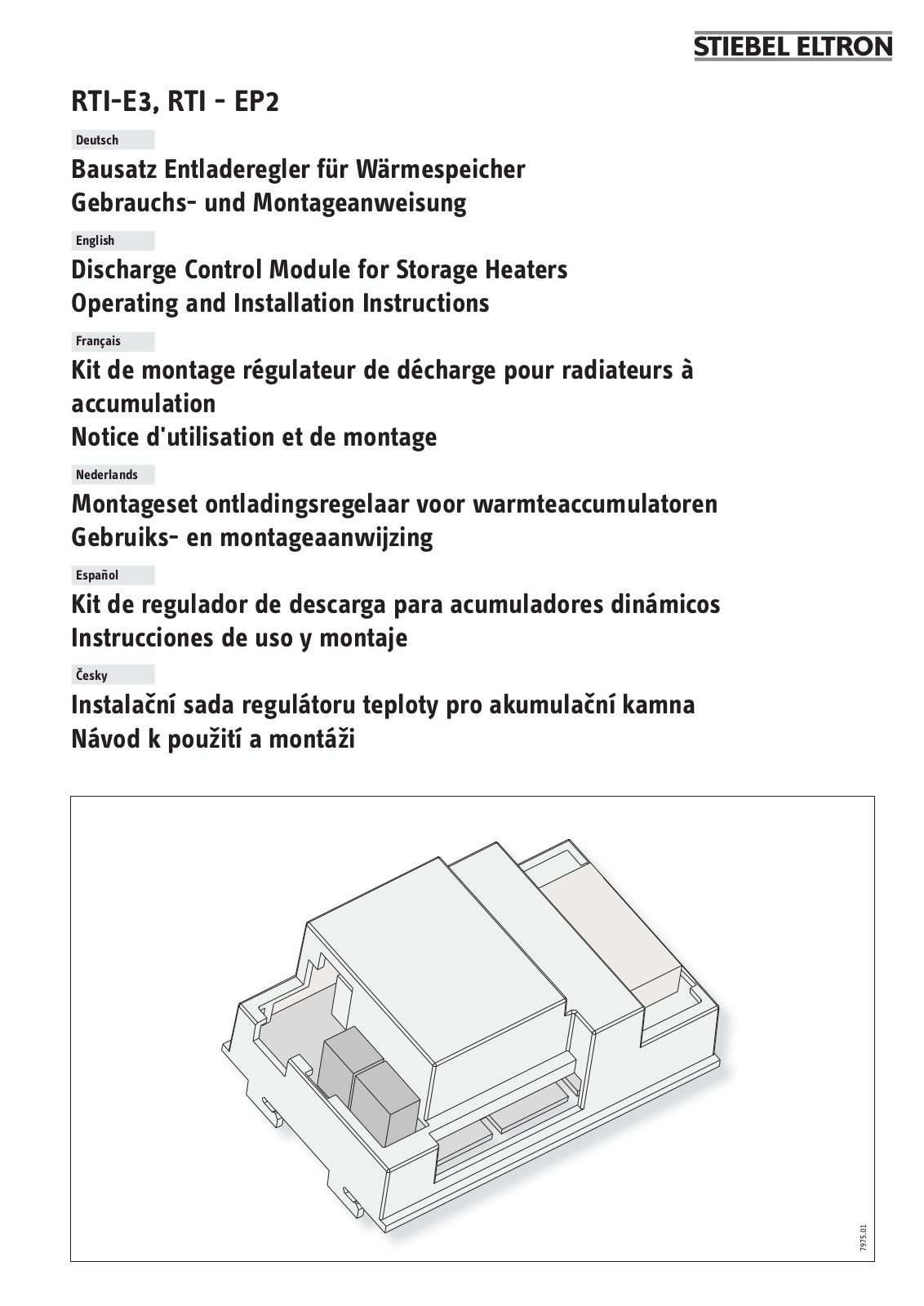 Stiebel Eltron RTI-E3 User Manual