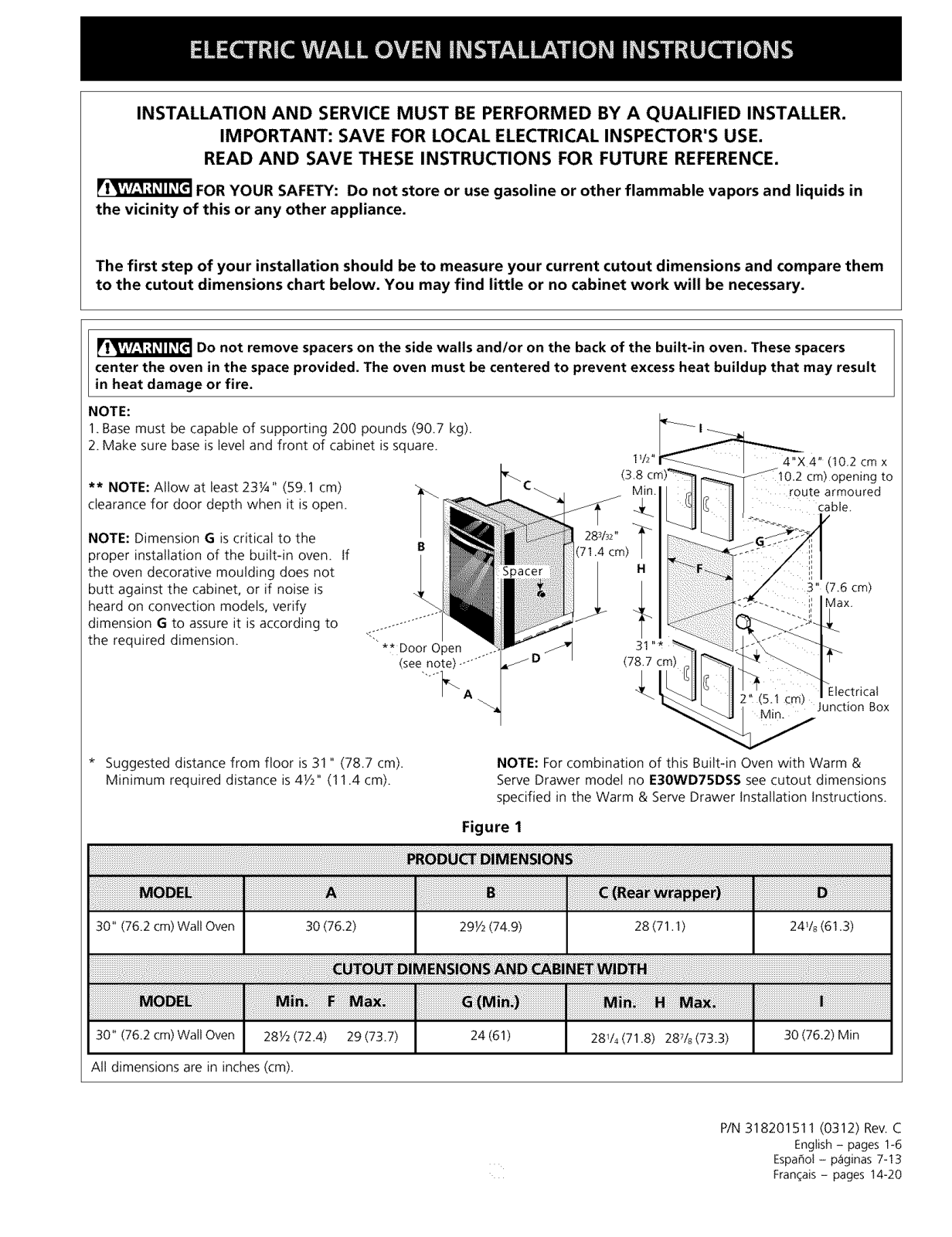 Electrolux E30EW7CDSS1 Installation Guide - ManualMachine.com