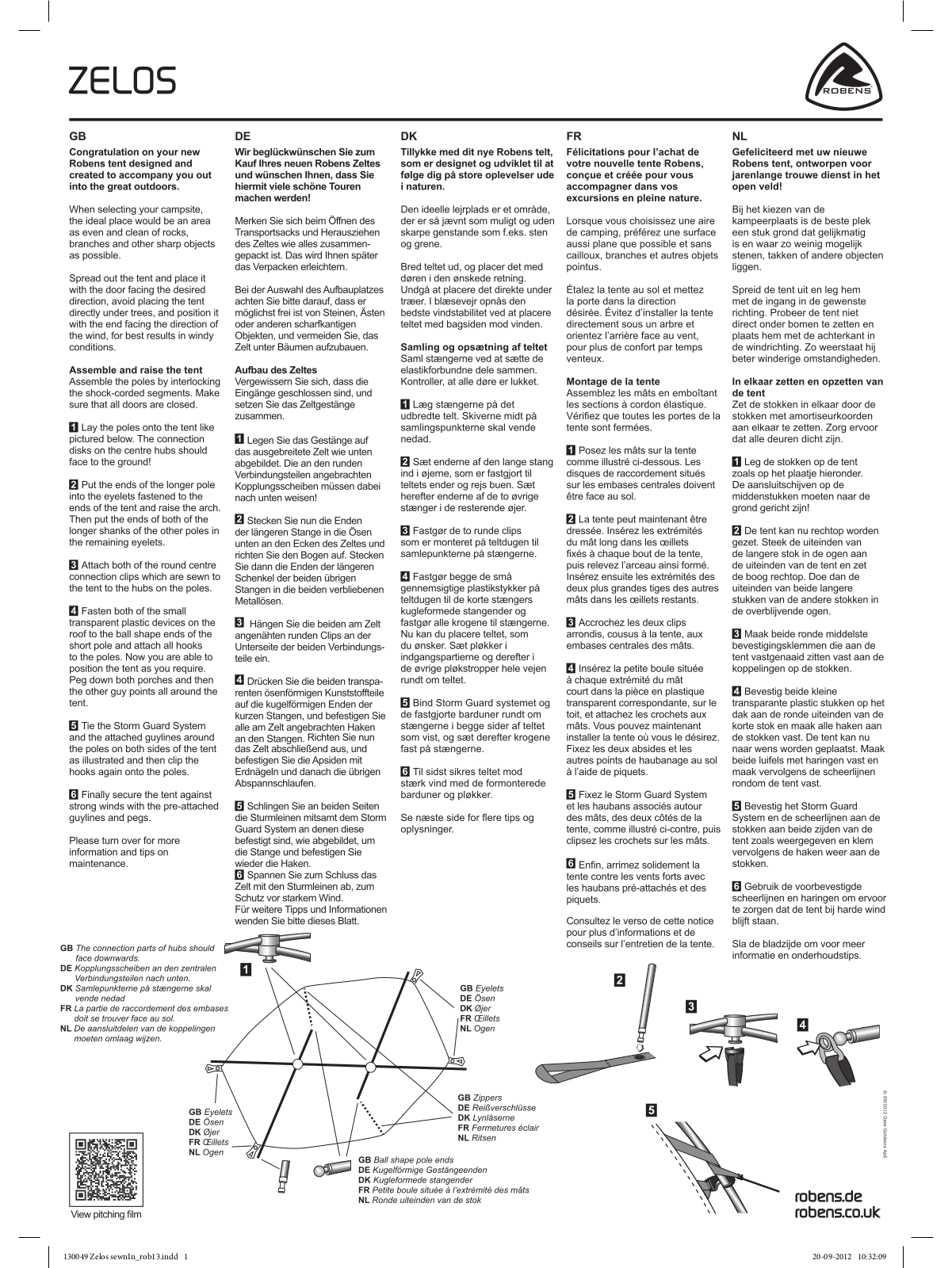 Robens Zelos User Manual