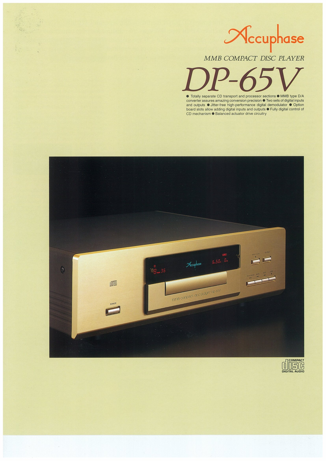 Accuphase DP-65-V Brochure