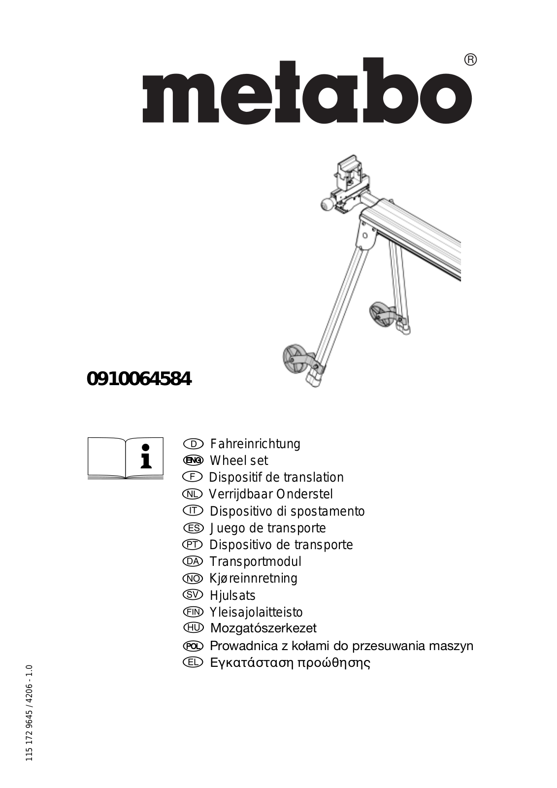 Metabo 0910064584 User guide - ManualMachine.com