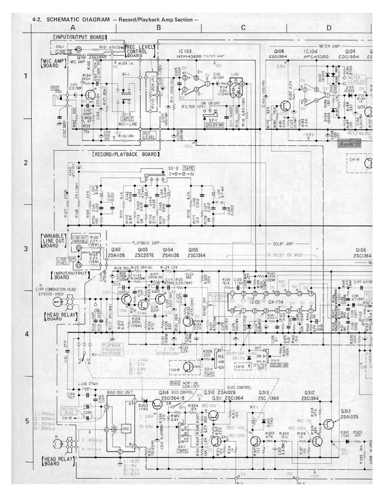 Sony TCK-77 Schematic