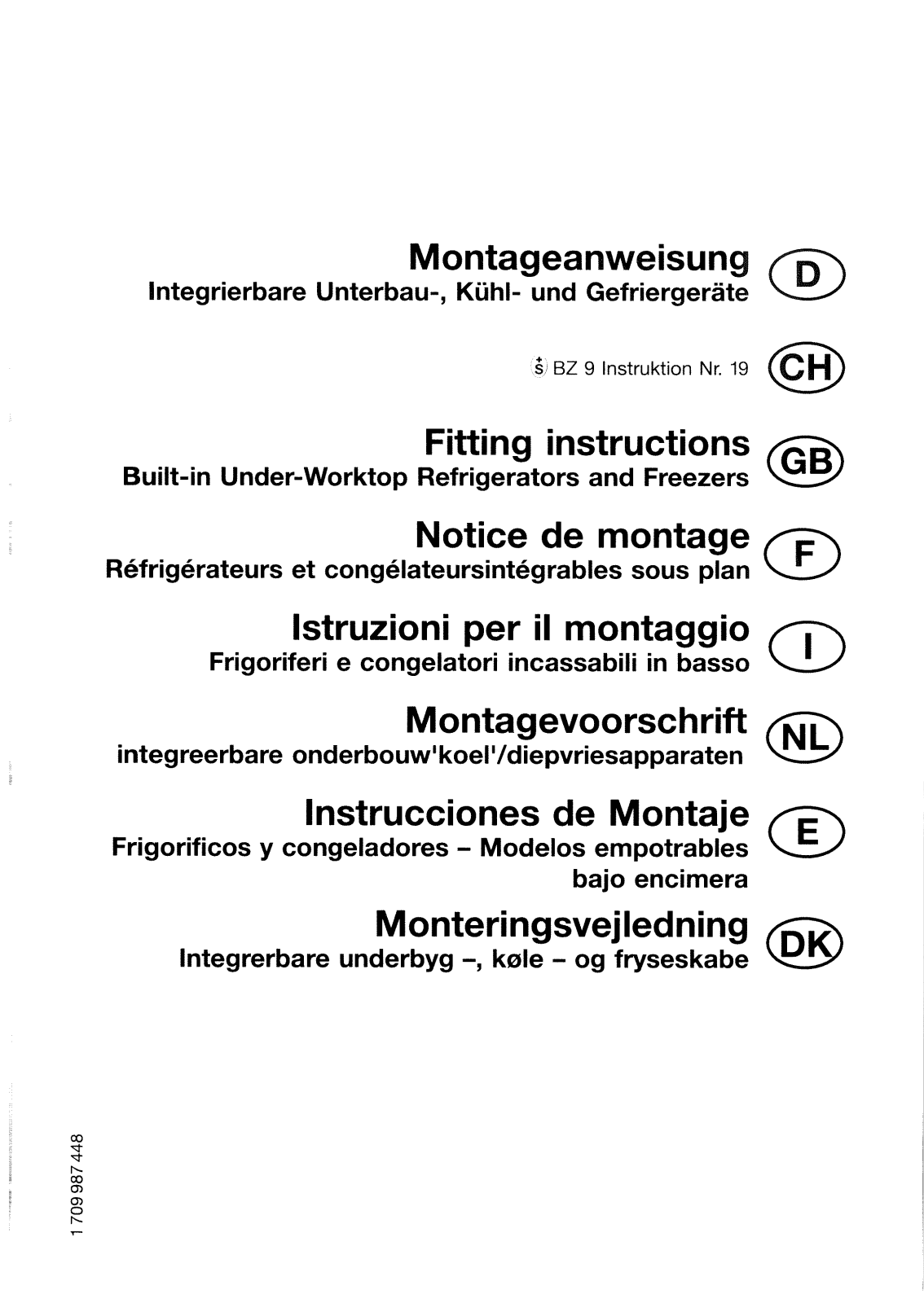 De dietrich GG4134E5 User Manual