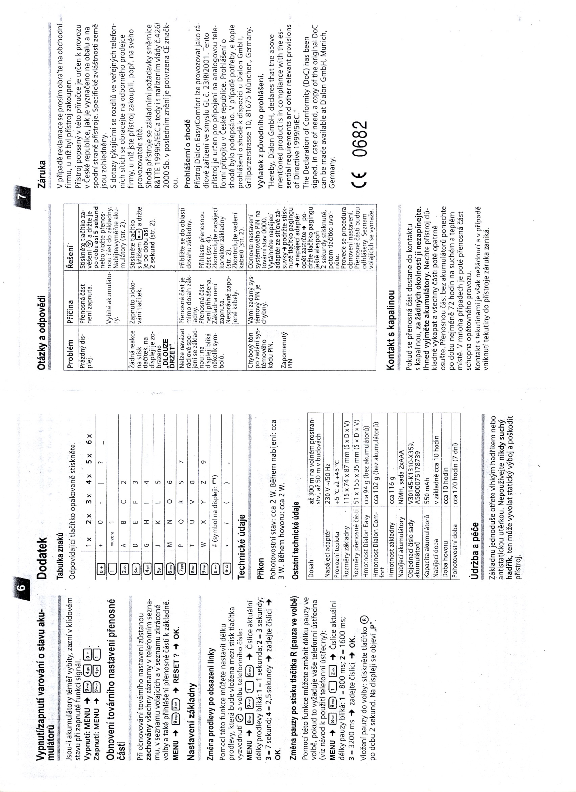 Dialon EASY, COMFORT User Manual - ManualMachine.com
