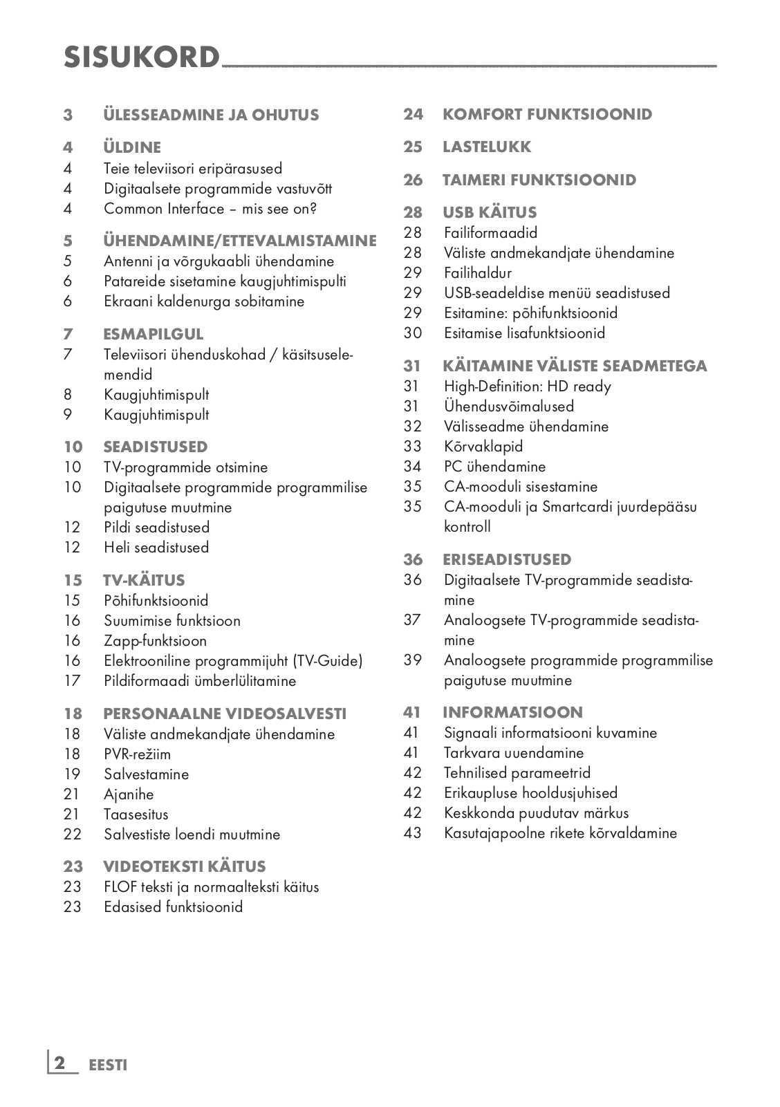 Grundig 22 VLE 8000 User Manual