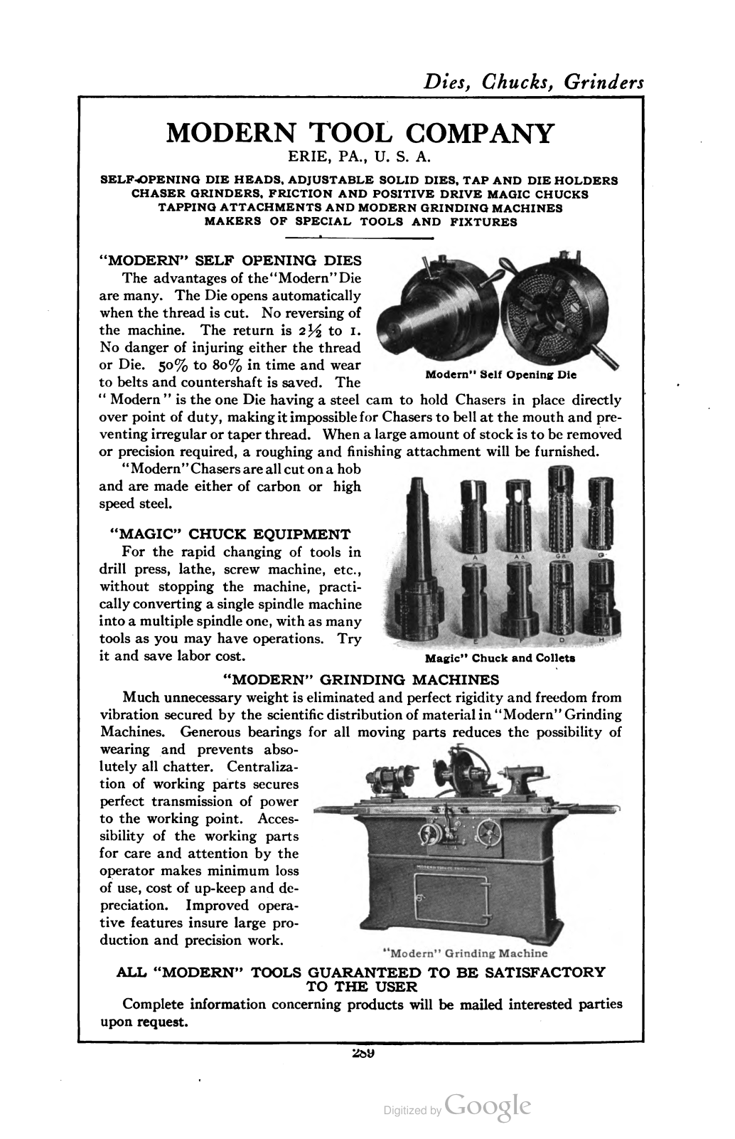 Modern Tool Modern Tool Co. General Line Catalogs - ManualMachine.com