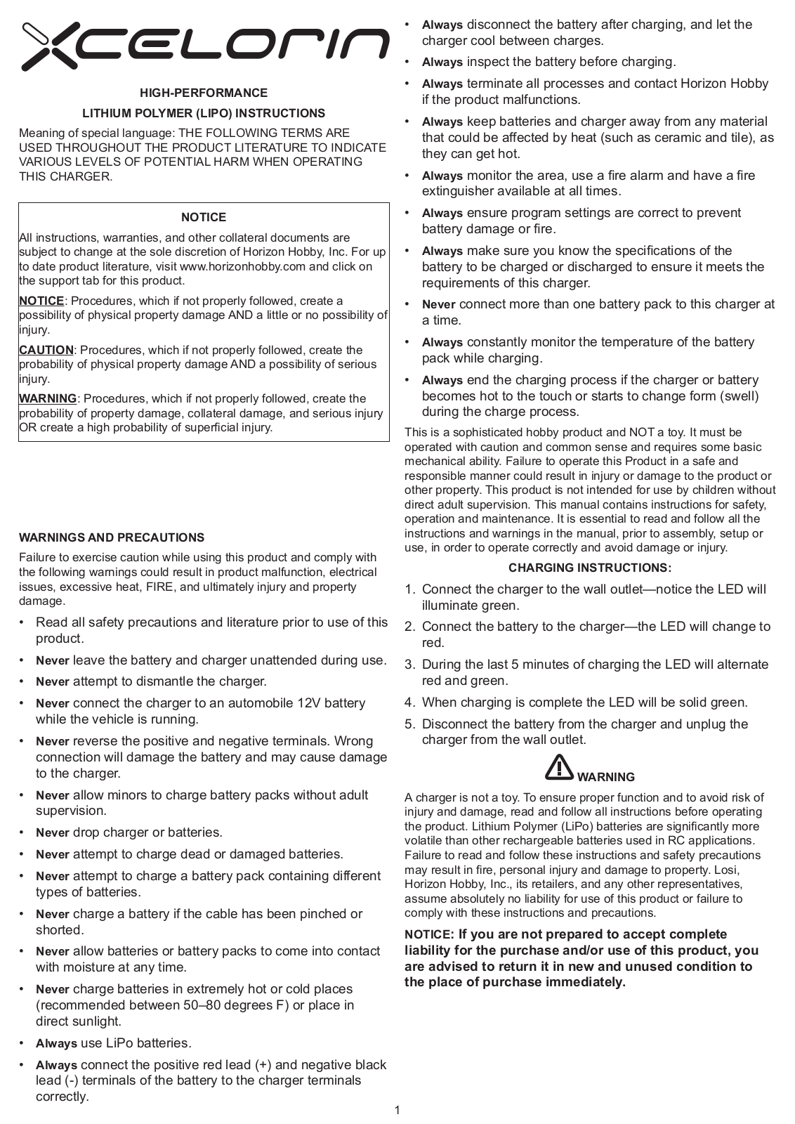 Losi LOSB9635 User Manual