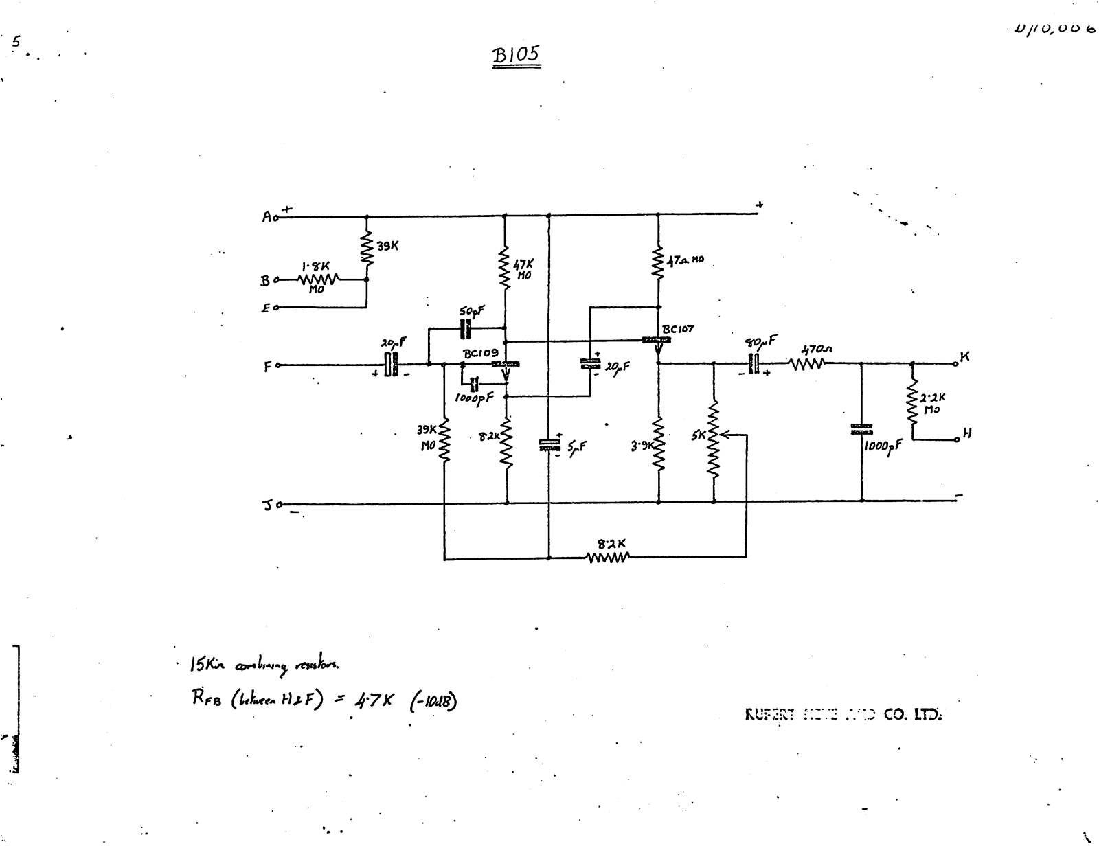 Neve 0105 User Manual