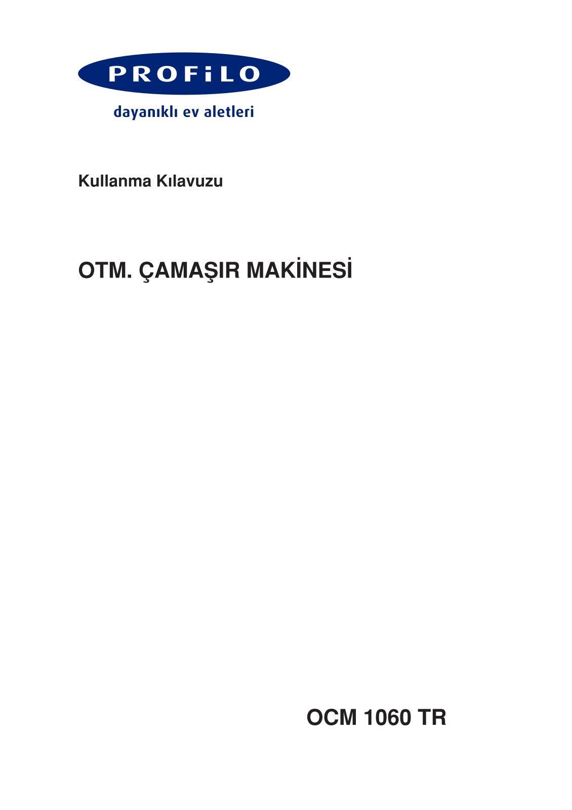 Profilo OCM1060TR User Manual - ManualMachine.com