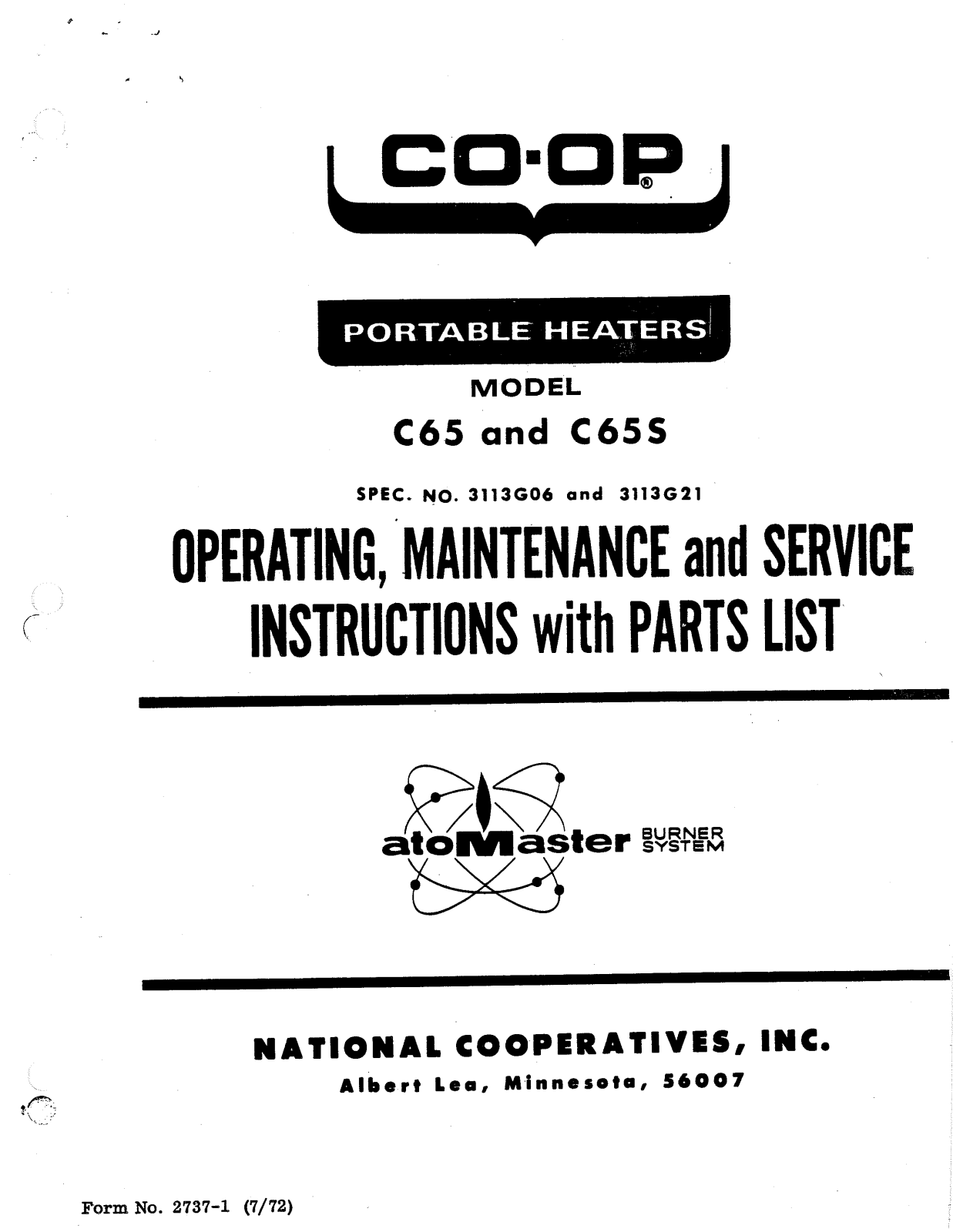 Desa Tech C65S Owner's Manual