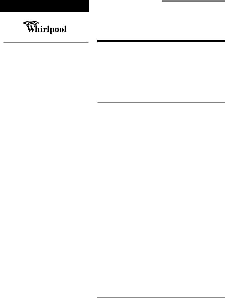 Whirlpool AMB 865 Schematic