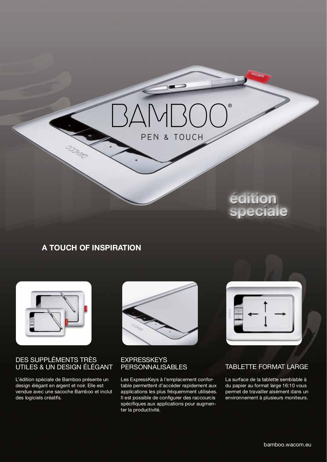 Wacom BAMBOO PEN AND TOUCH BROCHURE