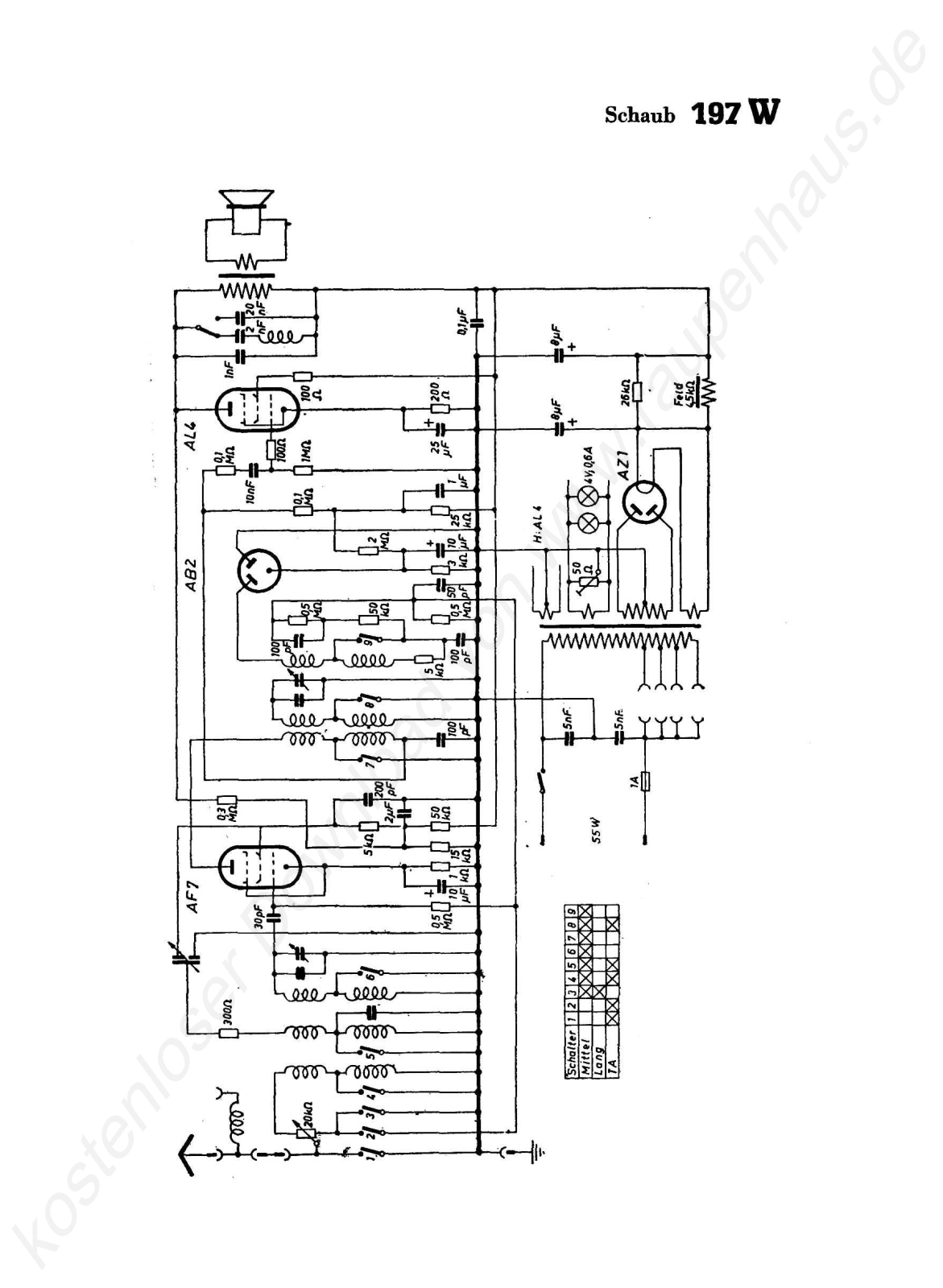 ITT 197W Schematic - ManualMachine.com