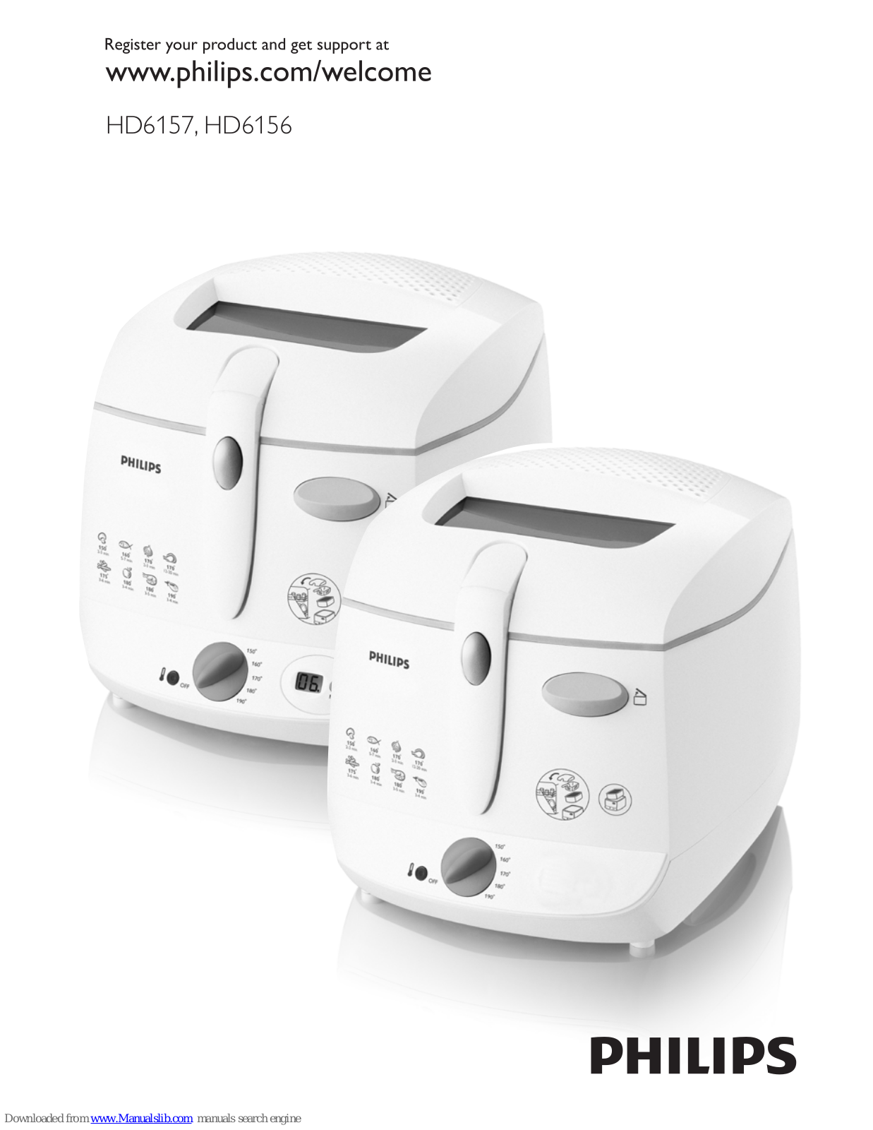 Philips HD6157/52, HD6156/55, HD6157/55, HD6157, HD6156 User Manual - ManualMachine.com