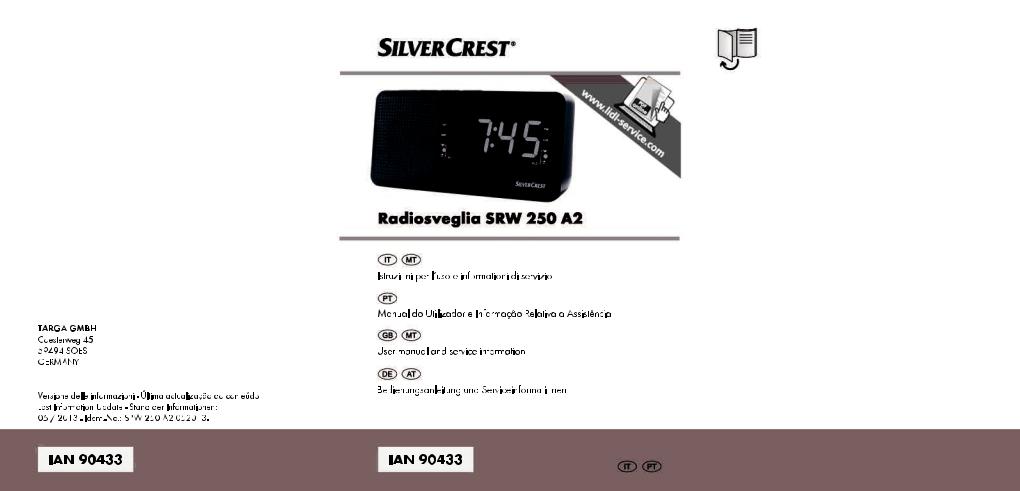 Silvercrest SRW 250 A2 User Manual