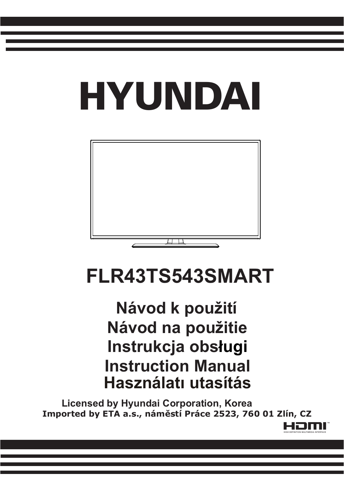 Hyundai FLR 43TS543 SMART User Manual