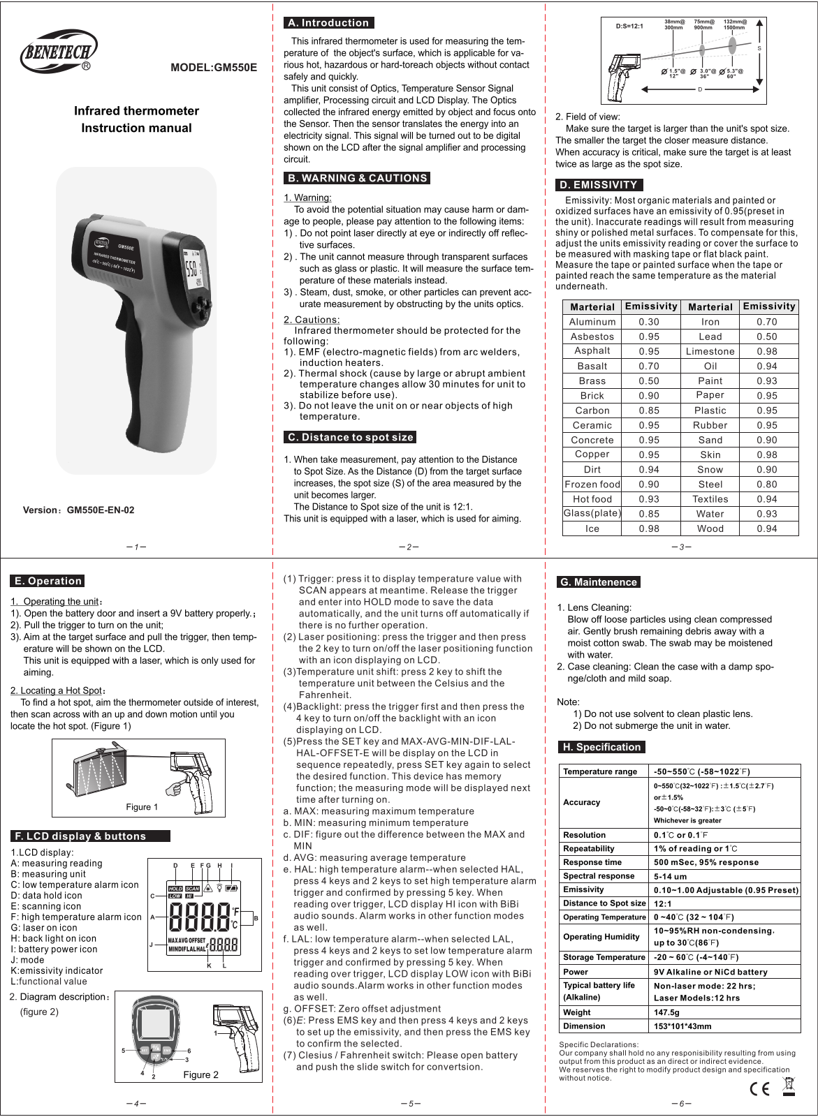 BENETECH GM550E User guide - ManualMachine.com