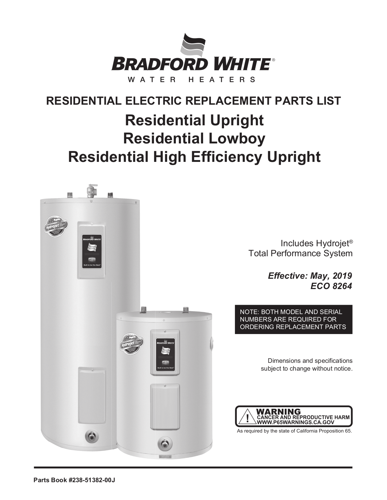 Bradford White RE330S6, RE240S6, RE340S6, RE340T6, RE350S6 Service manual